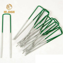 Garden Pegs Stakes Staples Securing Lawn U Shaped Nail Pins